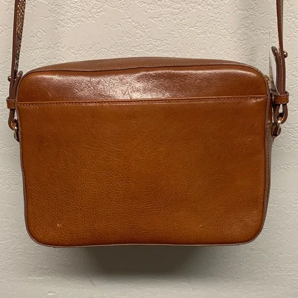 Brahmin Brown Leather Crossbody Bag - Picture 5 of 10